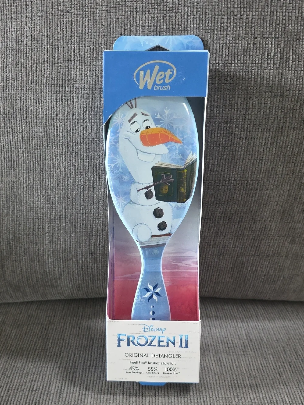 Wet Brush Featuring Disney Frozen II Olaf, Blue, New The Original‎ Detangler.